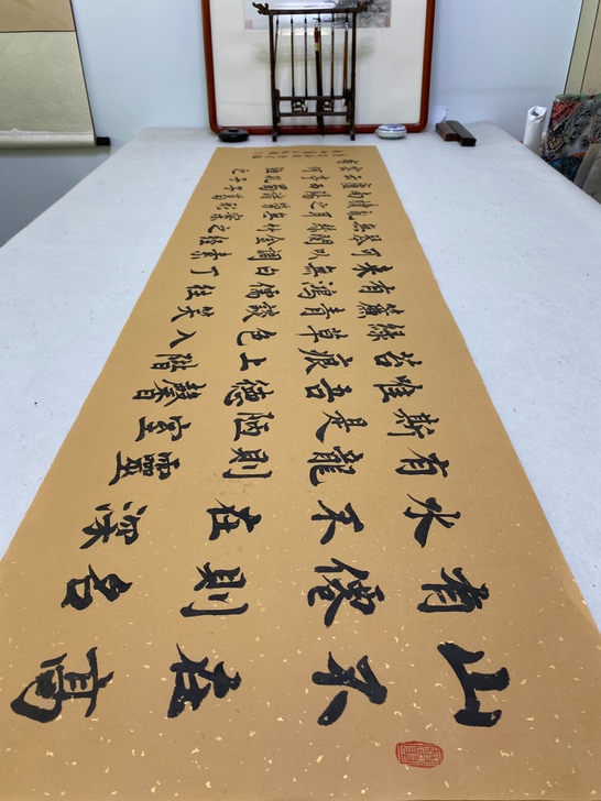 陋室铭书法作品真迹亲笔纯手写，包邮保真保退...