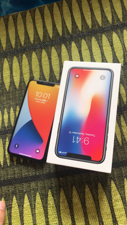 iPhone X,换过品胜屏幕,这是国产屏...