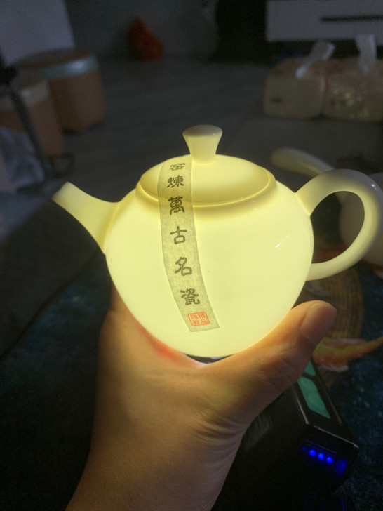 羊脂玉白瓷过滤茶壶冰心玉壶美人壶德化窑家用...