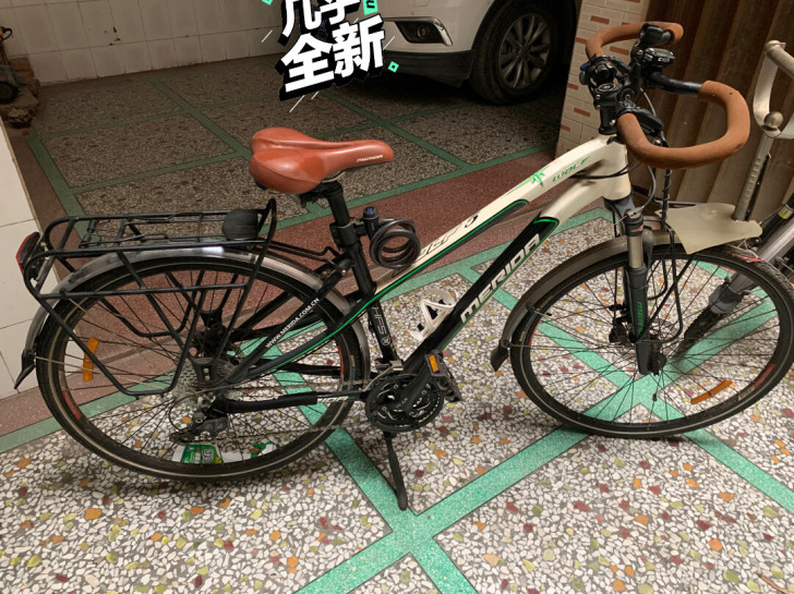 美利达野狼5旅行自行车，9.5成新  加装...