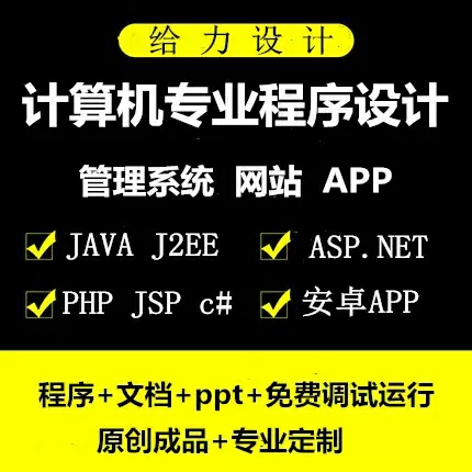 帮你设计各种计算机程序