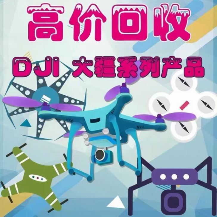 回收大疆Dji无人机，落水机，炸鸡，捡到飞...
