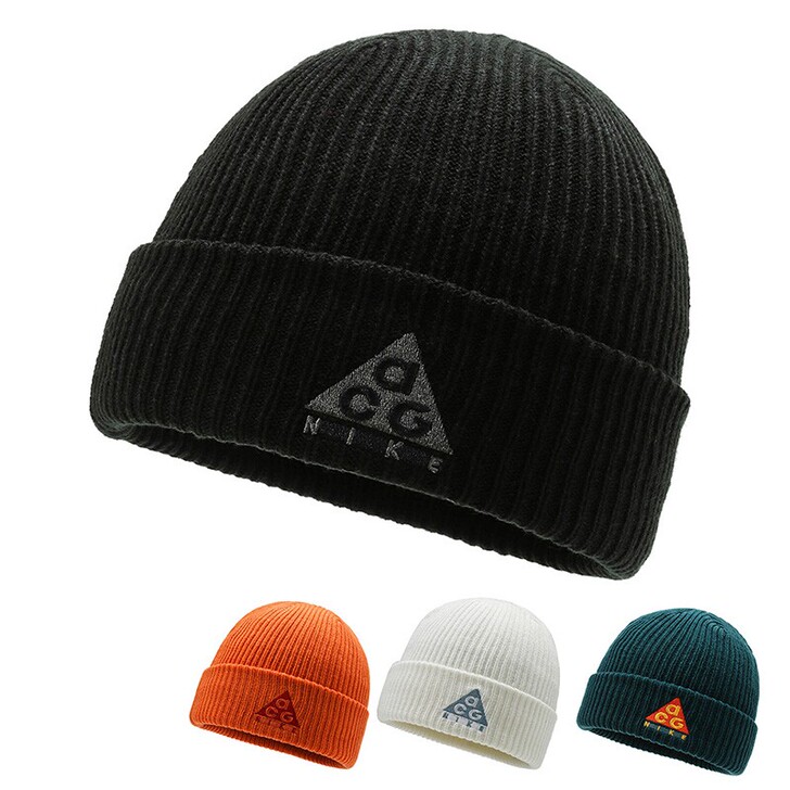 Nike耐克瓜皮帽全新 户外保暖针织毛线帽...