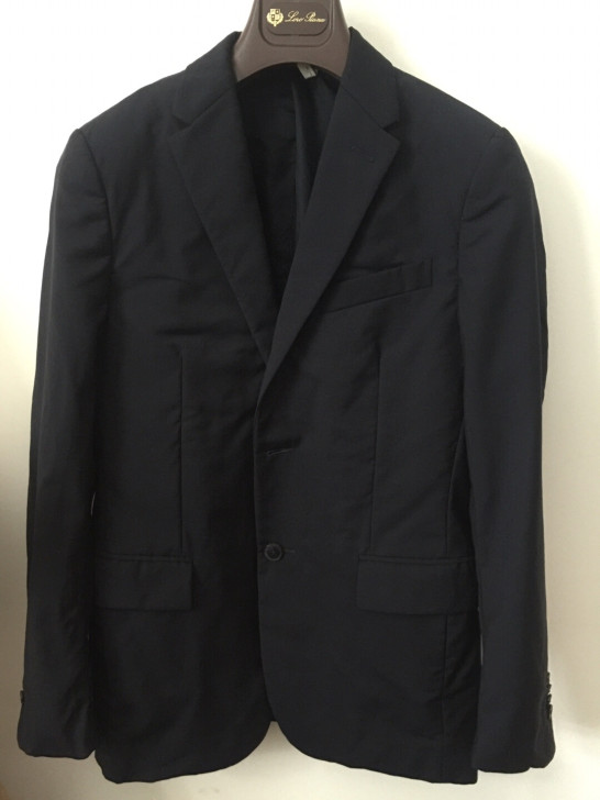 正品valen*tino男士羊毛马海毛西服