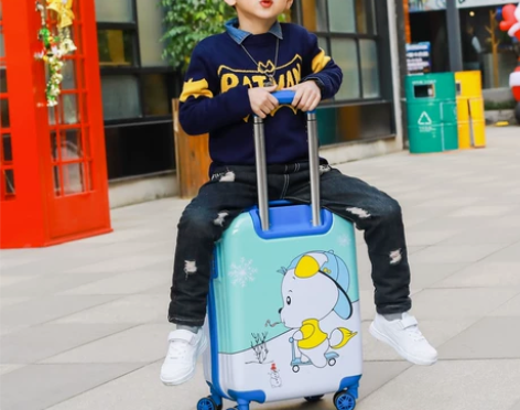 旅行箱 大途正品卡通行李箱可爱儿童拉杆箱包