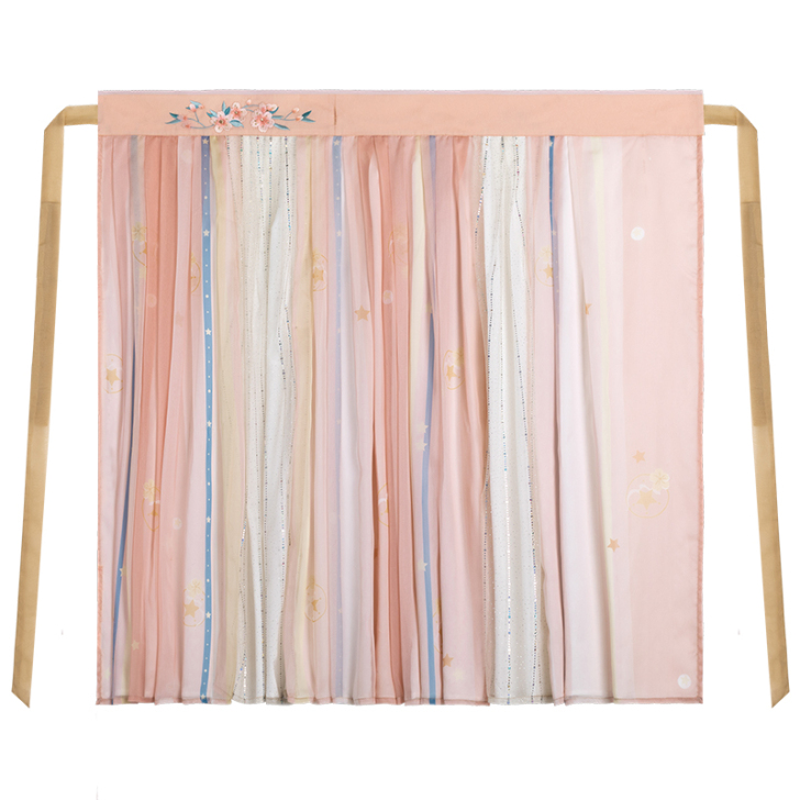 汉尚华莲星月谷宋制汉服女仙气春夏褶裙