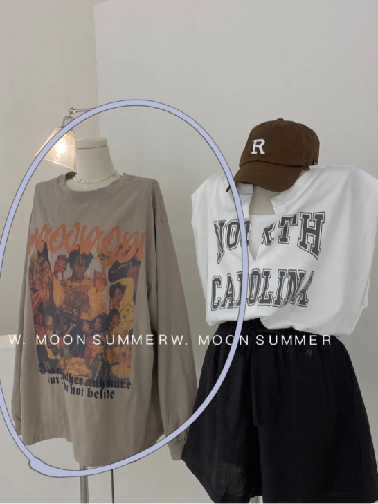 卡其色嘻哈风的防晒罩衫