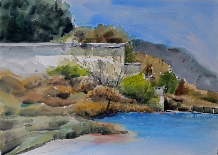 各类水彩画风景，头像，静物作品##amp；...