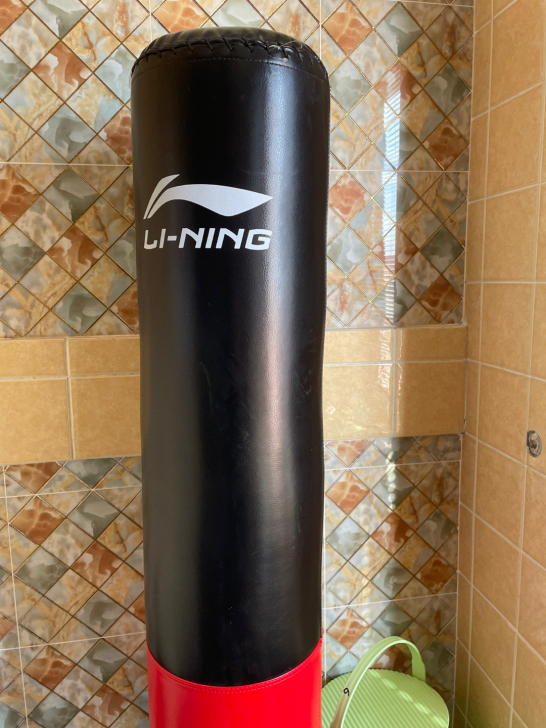 李宁拳击沙袋立式家用成人散打训练器材不倒翁...