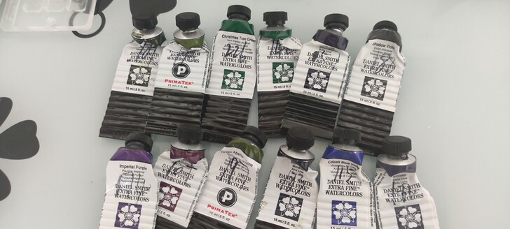 DS丹尼尔史密斯矿物色分层特殊色水彩颜料固...