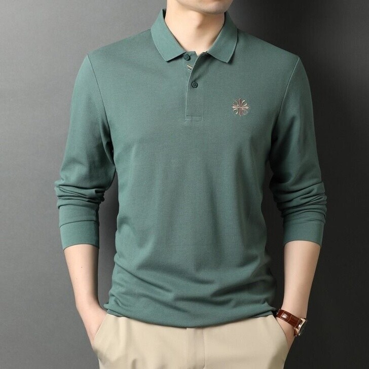 【外贸尾货清仓】男士长袖T恤纯棉春秋薄款翻...