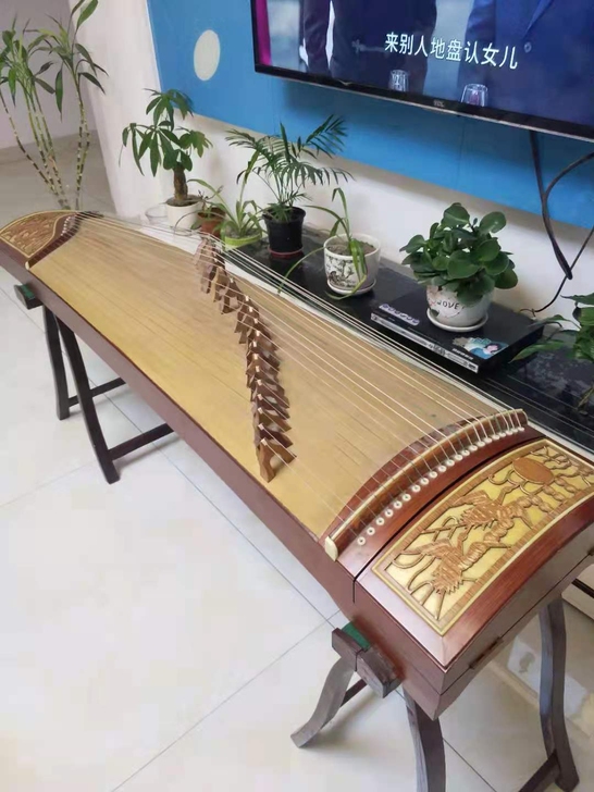 紫荆古筝,音都是调好的,没有问题