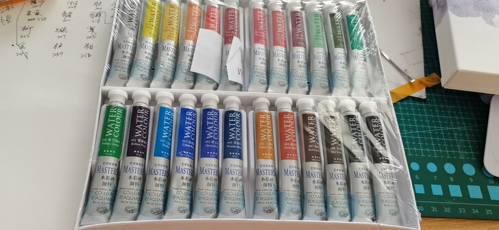 全新马利艺术家级水彩颜料分装