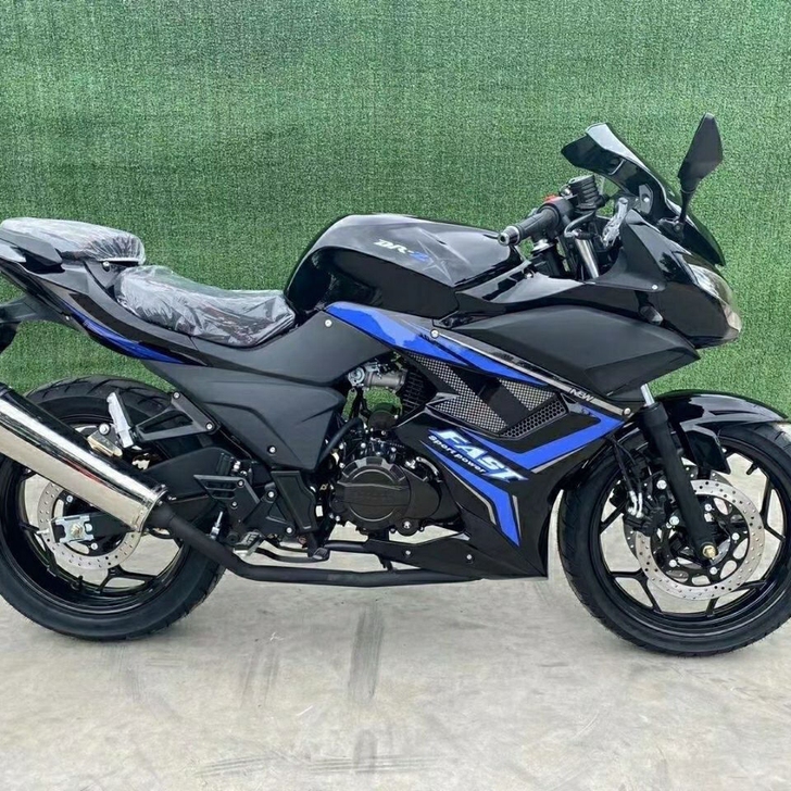 全新地平线S款趴赛跑车V6川崎小忍者摩托车...