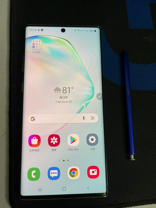 出个三星note10+美版莫奈彩，12+2...