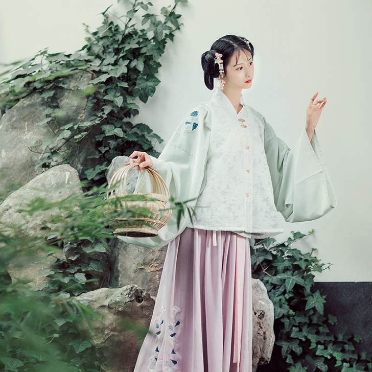 池夏 金陵往事:朝年华 原创改良汉服明制比...