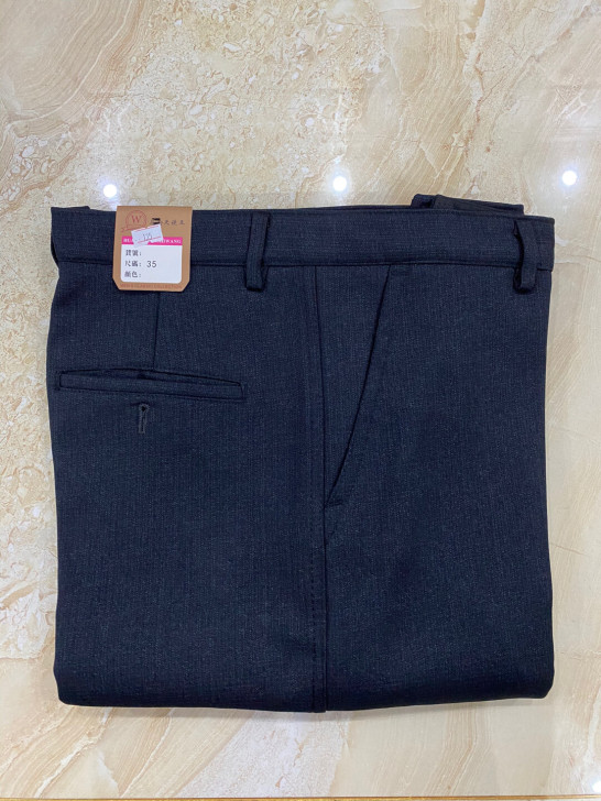 男士冬款加绒厚休闲西裤爸爸装裤子秋冬季厚款...