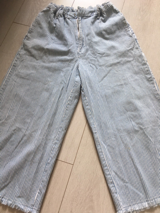 奥斯町Ostin.8分阔腿裤  实体店购9...