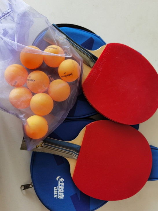 迪卡侬 全新 无吊牌 乒乓球排拍 一对