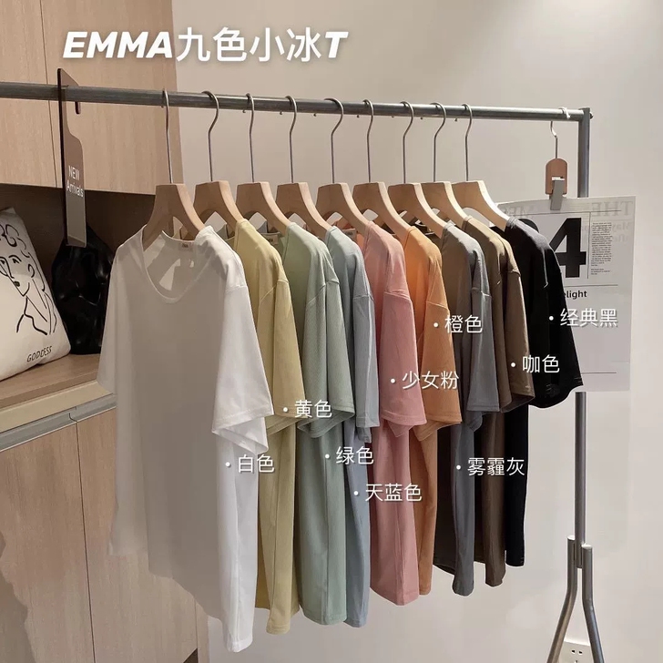 免费送EMMA-3℃九色小冰T恤夏短袖t恤...