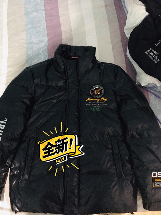 一次未穿的羽绒服和夹克，都是48号（170...