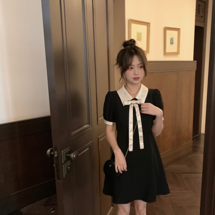 珍珍家法式甜美连衣裙女夏2021新款裙子薄...