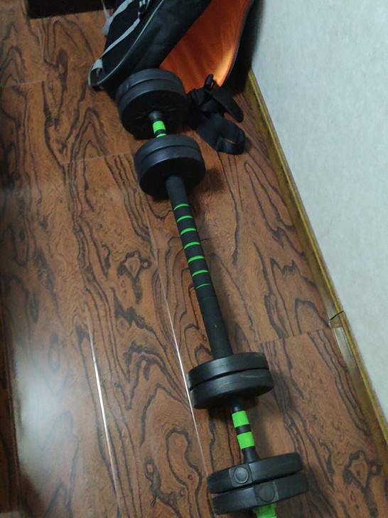 哑铃，杠铃男士 家用健身器材15kg，30...