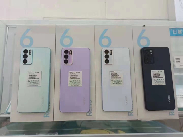 oppo全新reno6手机8G+128G现...
