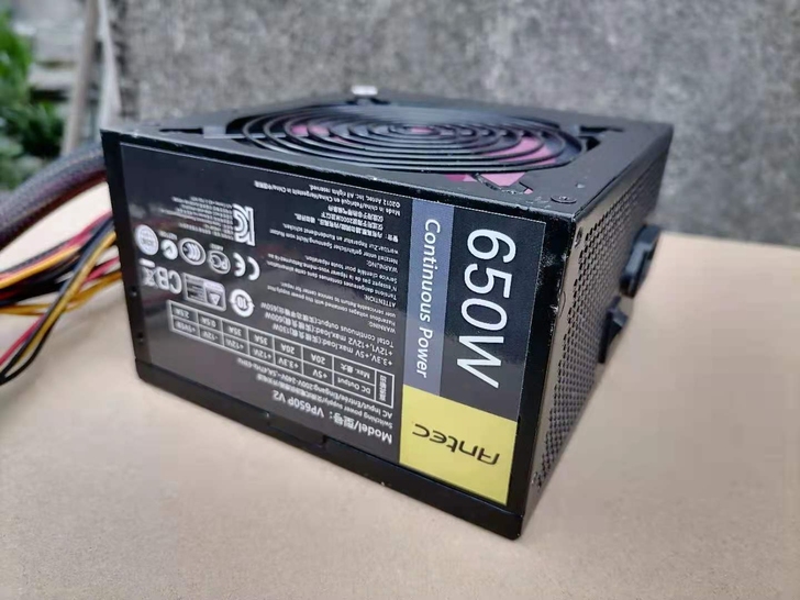 包邮安钛克额定650w台式电脑电源，刚到货...