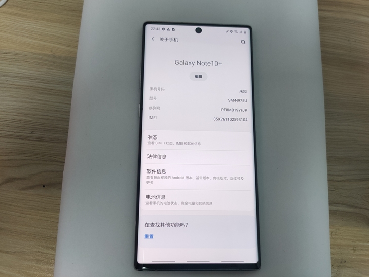三星note10+ 美版单卡系统，12+2...