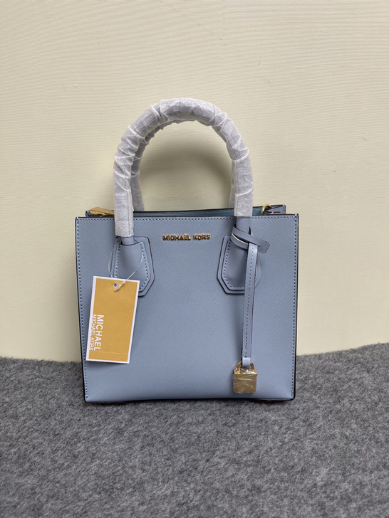 MK全新正品天蓝粉黑色mercer十字纹风...