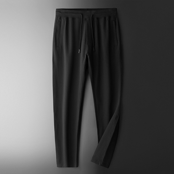 夏季纯棉休闲裤 纯黑