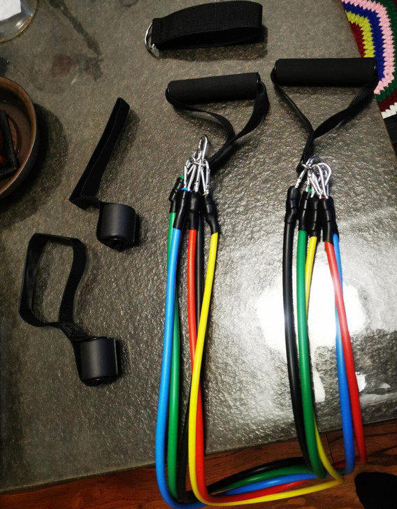 拉力绳多功能拉力器弹力绳弹力带扩胸肌训练器...