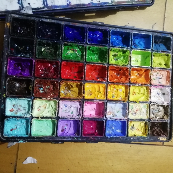 青竹画材水粉颜料