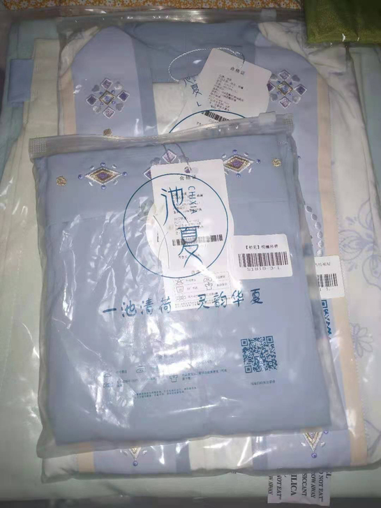 出 池夏家汉服全新有吊牌l码 仅试穿 直出