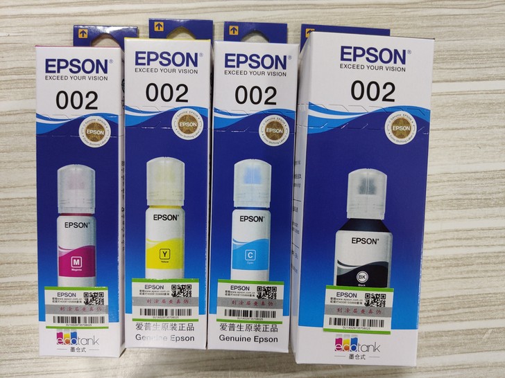 002原装墨水，彩色30元一支，黑色38元...