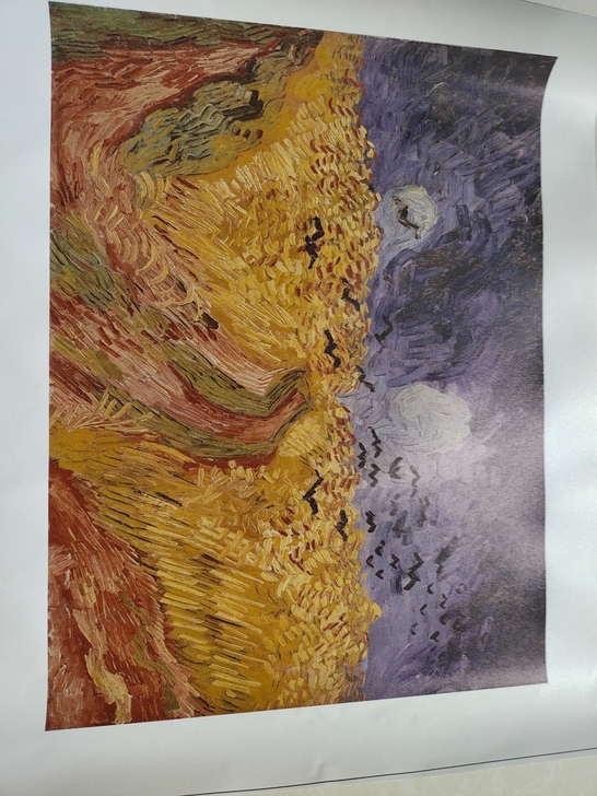 30*40，油画绘画微喷布料梵高作品