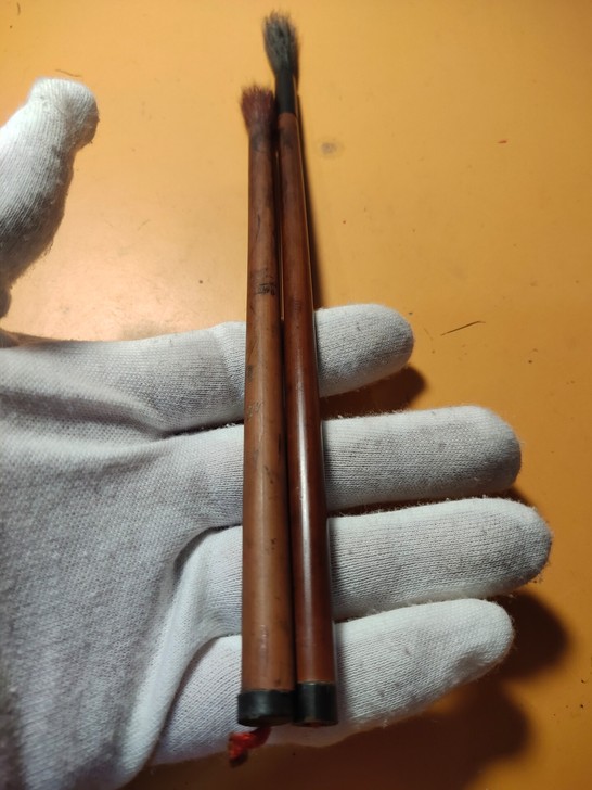 老毛笔周坊笔厂大狼毫老物件