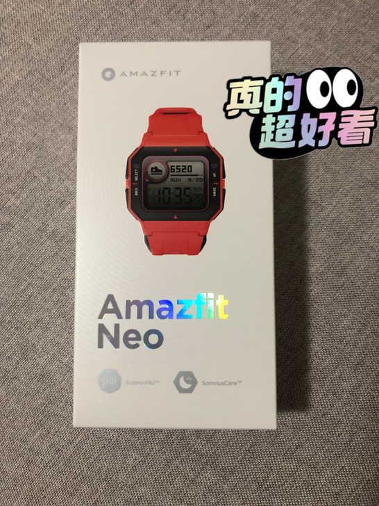 华米Amazfit Neo全新未拆封,红色...