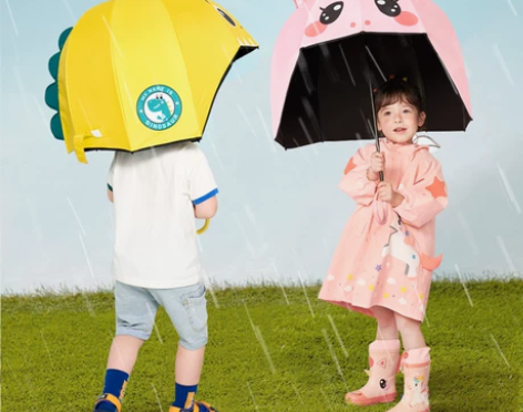 KK树儿童雨伞晴雨两用女孩遮阳伞防紫外线幼...