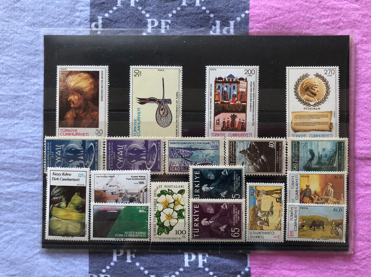 土耳其带回来了邮票 闲置物品不退不换