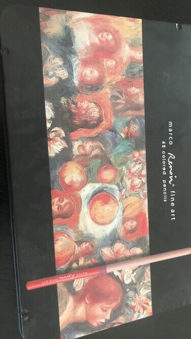 马可专业级彩色铅笔48色，叠色效果好，色彩...