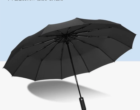 【十二骨包邮】全自动大号学生帅气雨伞男女晴...