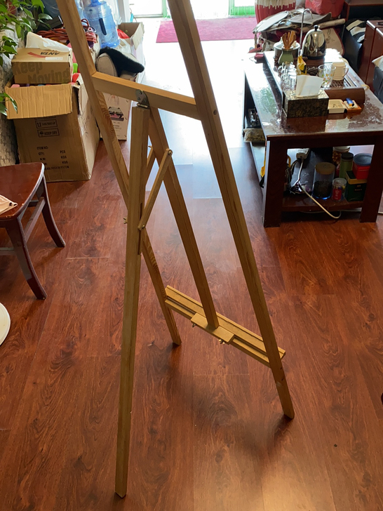 实木支架，可以当作画架，也可以当作展架，反...