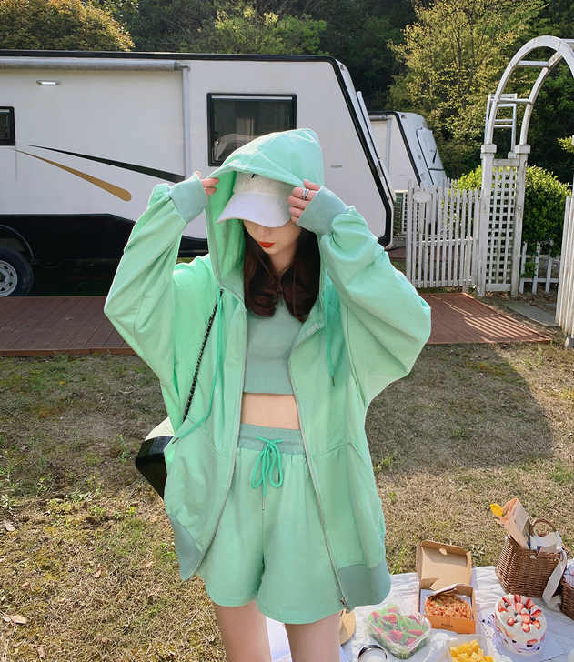 运动休闲套装女夏季2020年新款韩版宽松i...
