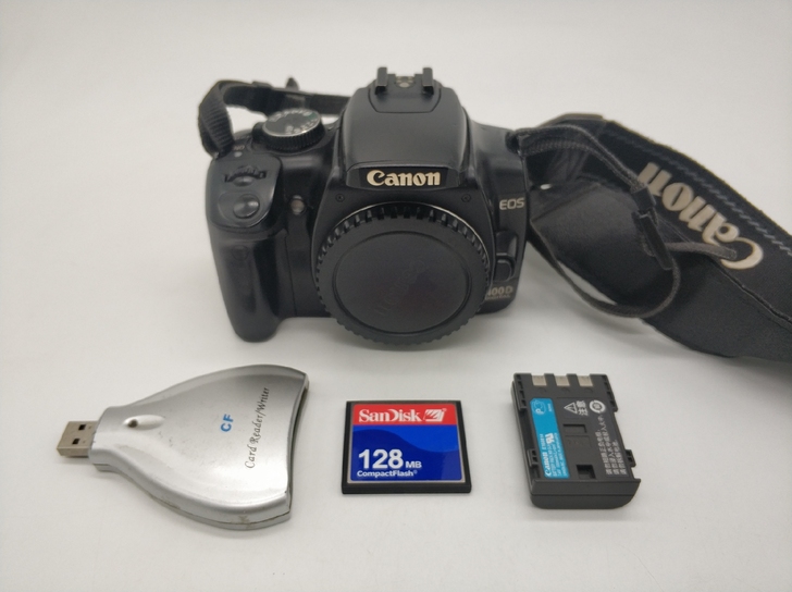 佳能400D单反相机Canon机身带电池和...