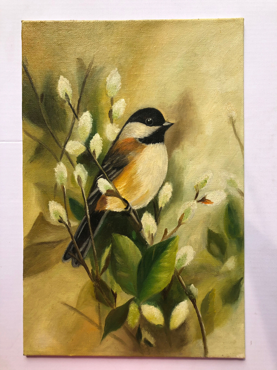 纯手绘油画作品