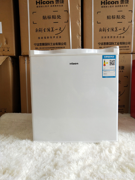 惠康BD-40冰柜家用迷你冷冻箱储奶冷柜冻...