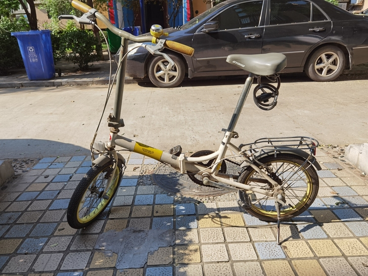 自用欧亚马折叠16寸自行车，仅限邯郸本地交...