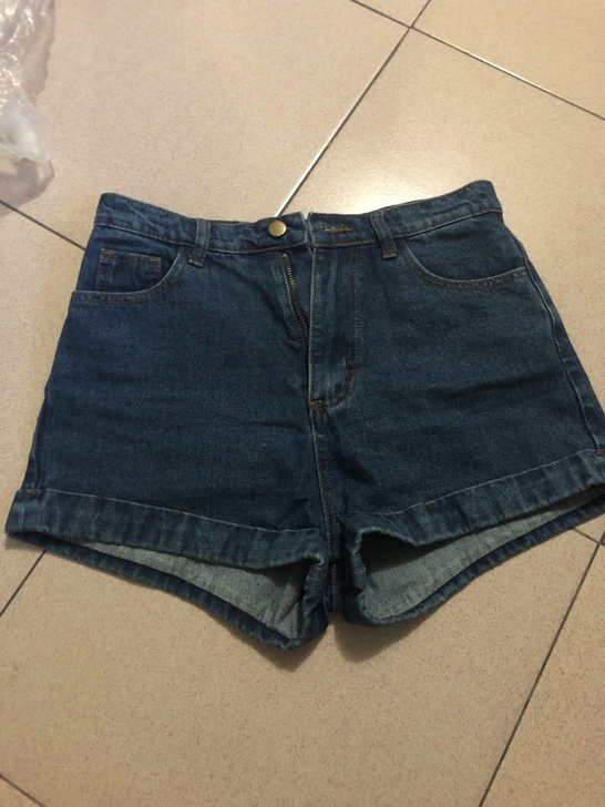 蓝色牛仔裤L码 110-130斤小仙女可以穿
